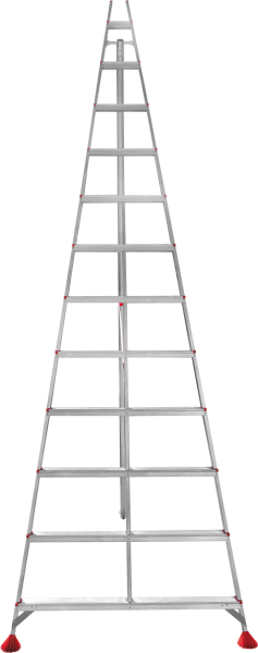 Стремянка алюминиевая садовая  12 ступеней NV3191 Новая высота 3191112