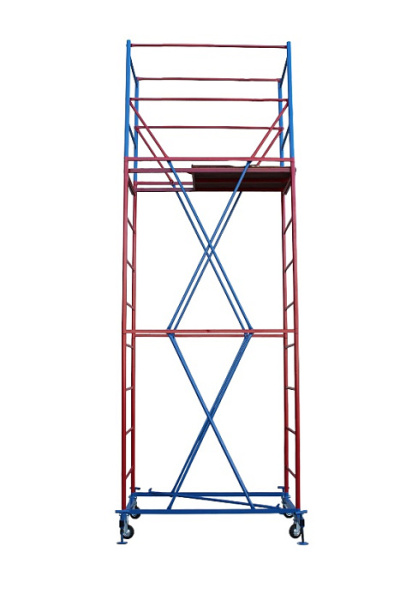 Вышка-тура ВС стальная 1+2 высота до помоста 3,41 м площадка 0,7x1,6 м