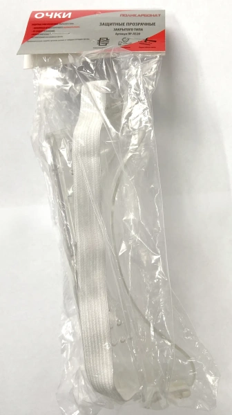 Очки защитные закрытого типа с прямой вент. поликарбонат