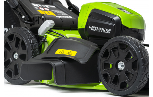 Газонокосилка аккумуляторная Greenworks GD40LM46HPK4 46см 40В (в комплекте АКБ 4А/ч + ЗУ)