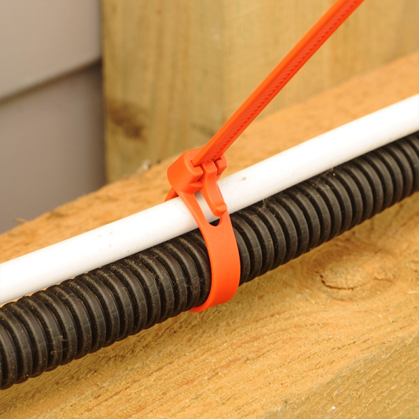 7,5x120 мм Хомут-стяжка МНОГОРАЗОВАЯ НЕЙЛОН PRM (50 шт.) белая